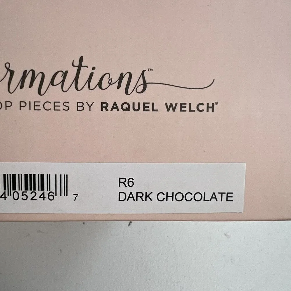 Raquel Welch‎ Transformations Sonata Hair Topper R6 Dark Chocolate Clip In Piece